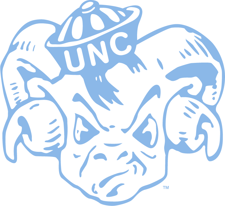 North Carolina Tar Heels 1954-1967 Alternate Logo DIY iron on transfer (heat transfer)